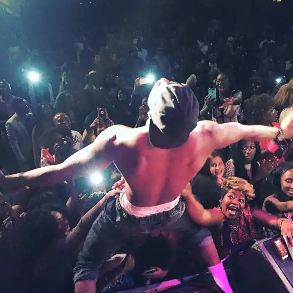 Photo: Women Scramble To Touch Peter Okoye